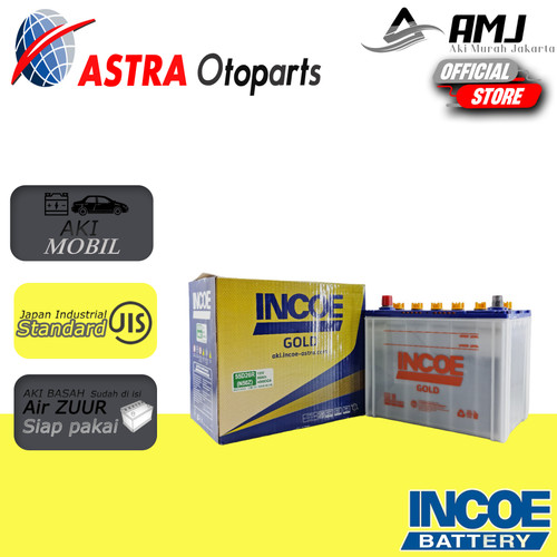 [EZR.0702192] Aki Mobil Colt Diesel INCOE GOLD Astra N50Z Aki Basah 12V / 60 Ah