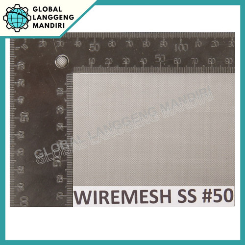 [EZM.1140027] WIRE MESH 50 STAINLESS (304) 1MX1.3M / PENYARING MAKANAN STAINLESS #50