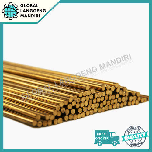 [EZM.1140031] KAWAT LAS KUNINGAN 3.0MM MADE IN JERMAN (1 KG) TIG ARGON KUNINGAN