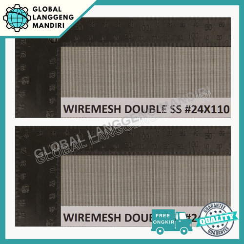 [EZM.1140032] WIREMESH DOUBLE 24X110 (304) 1MX1M/ WIRESCREEN DOUBLE JAPAN QUALITY