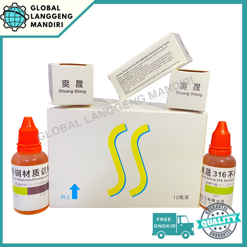 [EZM.1140037] OBAT TES STAINLESS 316 SHUANG SENG / CAIRAN TES STAINLESS 316 304