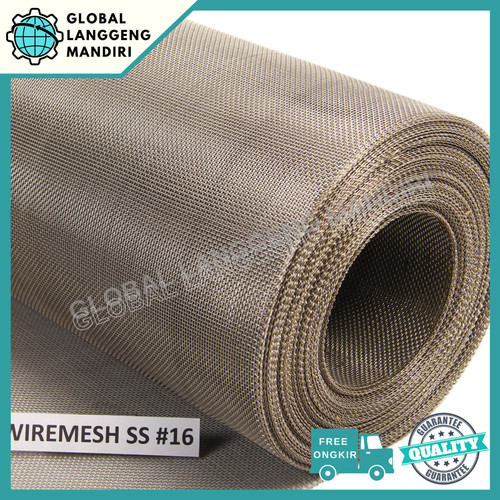 [EZM.1140047] KAWAT NYAMUK STAINLESS JENDELA RUMAH / KASA NYAMUK (304) MESH 16 (1M)