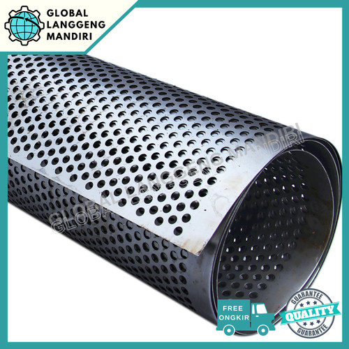 [EZM.1140059] PLAT LUBANG PERFORATED STAINLESS 304 1MX2M / PLAT LUBANG STAINLESS 304