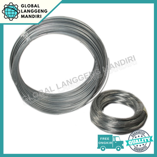 [EZM.1140121] KAWAT GALVANIS 0.5MM/0.7MM (25KG) / KAWAT SENG PUTIH / BENDRAT PUTIH