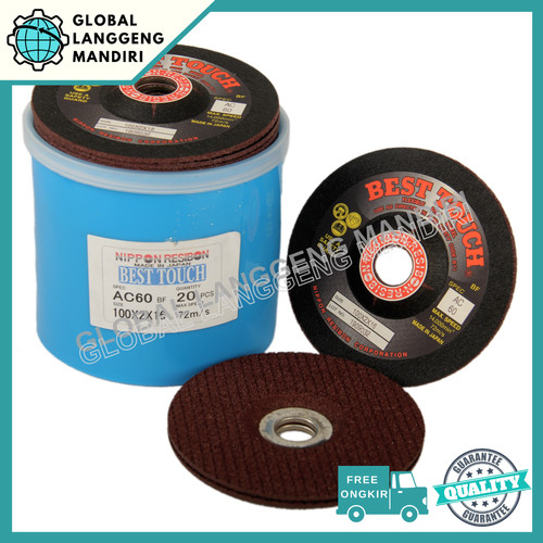 [EZM.1140267] BATU GERINDA 4X2 AC60 (1PC) NIPPON RESIBON / POLES DAN POTONG 4"