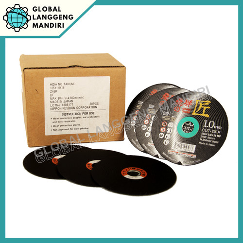 [EZM.1140269] BATU GERINDA 4X1 TAKUMI (1PC) NIPPON RESIBON / ZERO CUTTING 4"X1X16