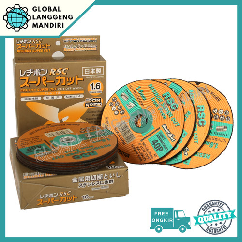 [EZM.1140270] BATU GERINDA RSC 4X1.6X16MM (1PC) NIPPON RESIBON / CUTTING STAINLESS