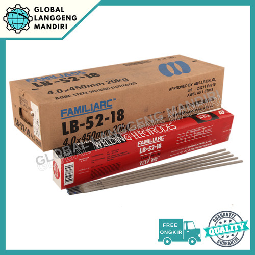 [EZM.1140275] KAWAT LAS LB 52-18 4.0MM (5KG) / KOBELCO LB 52 18 4.0 MM FAMILIARC