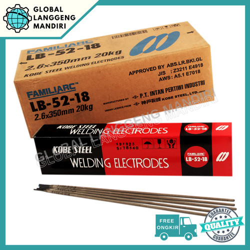 [EZM.1140277] KAWAT LAS LB 52-18 2.6MM (5KG) / KOBELCO LB -52-18 2.6 MM FAMILIARC