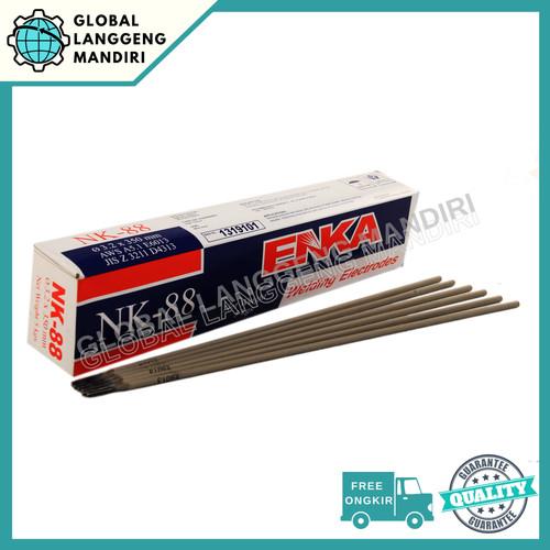 [EZM.1140287] Kawat Las ENKA NK88 3.2MM (5KG) / NK 88 2.6 MM NIKKOSTEEL