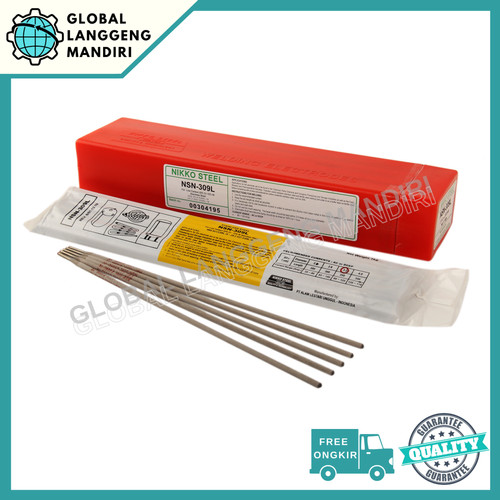 [EZM.1140288] KAWAT LAS STAINLESS NSN 309L 3.2MM / KAWAT LAS NSN309L 3.2 NIKKO STEEL