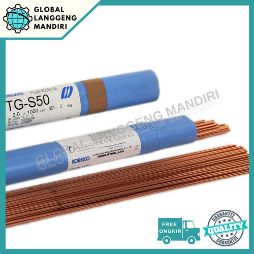 [EZM.1140335] Kawat Las Argon TIG BESI TGS-50 2.0mm (1PAK) FAMILIARC ER 70 TGS50
