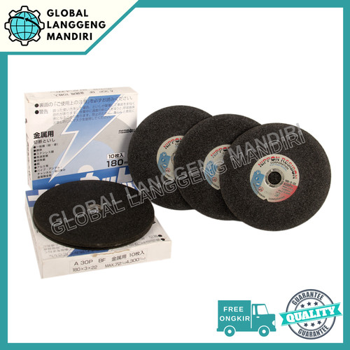 [EZM.1140339] BATU GERINDA NIPPON RESIBON POTONG 7X3 (1PC) / 7 X 3 7" BATU GURINDA