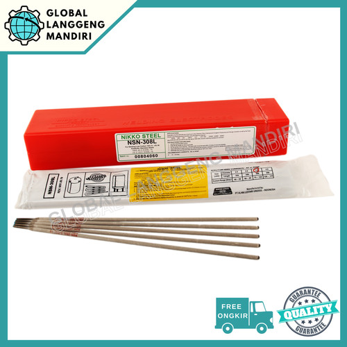[EZM.1140347] Kawat las stainless Nikko STEEL NSN308L 3.2MM (1KG) / NSN 308L 3.2 MM