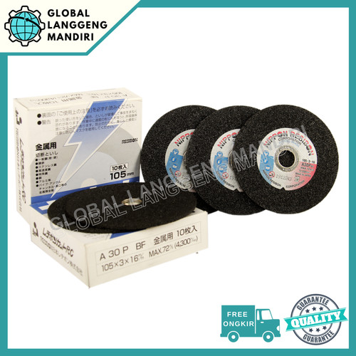 [EZM.1140351] BATU GERINDA POTONG 4X3MM BATU GERINDA CUTTING NIPPON RESIBON 4X3