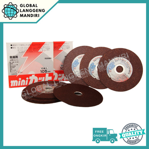 [EZM.1140353] BATU GERINDA POTONG 4"X1.6 BATU GURINDA CUTTING 4X1.6 NIPPON RESIBON