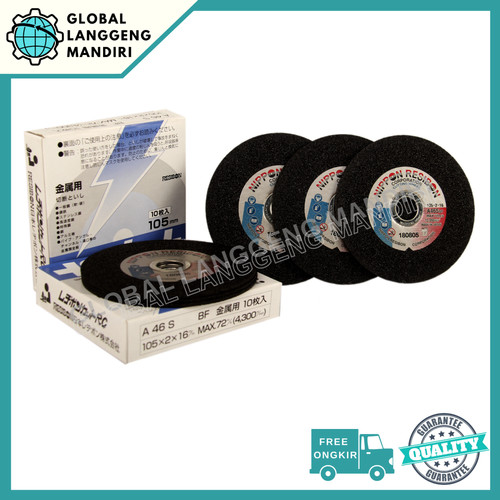 [EZM.1140354] BATU GERINDA POTONG 4"X2 BATU GURINDA CUTTING 4X2 4 X2 NIPPON RESIBON