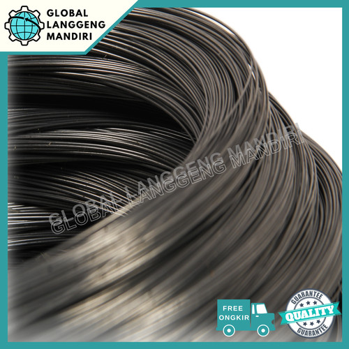 [EZM.1140361] KAWAT BAJA HITAM / KAWAT GALVANIS HITAM / KAWAT PIANO 0.3MM - 0.7 MM