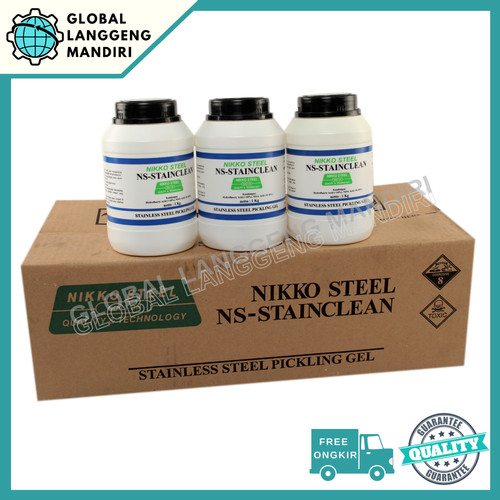 [EZM.1140382] NS STAINCLEAN NIKKO STEEL (1KG) / GEL PEMBERSIH STAINLESS STAIN CLEAN