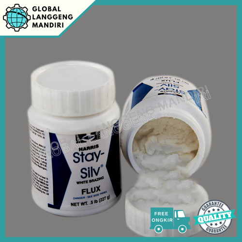 [EZM.1140383] FLUX SILVER BRAZING HARRIS STAY-SILV WHITE (227GRAM)
