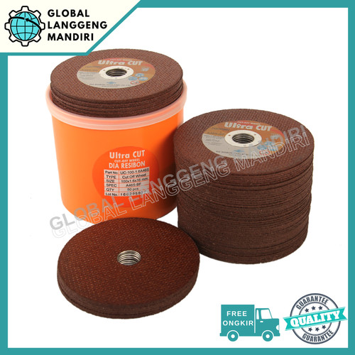 [EZM.1140395] BATU GERINDA ULTRA 4X1.6 POTONG (1PC) / CUTTING 4 X 1.6 4" GURINDA