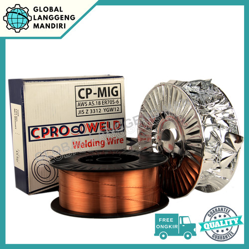 [EZM.1140421] Mig Wire Welding Wire c.o2 0.8mm / 0.8 mm Solid Wire KAWAT LAS CO