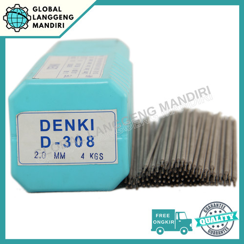 [EZM.1140433] Kawat Las Denki D308 2.0MM (1KG)/ D-308 2.0 MM D 308
