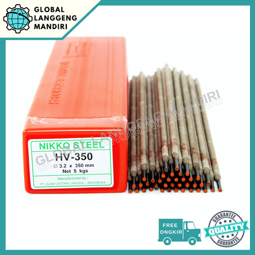 [EZM.1140448] Kawat Las Nikko Steel HV 350 3.2MM (5KG)/ HV350 3.2 MM 3,2MM 3,2 MM