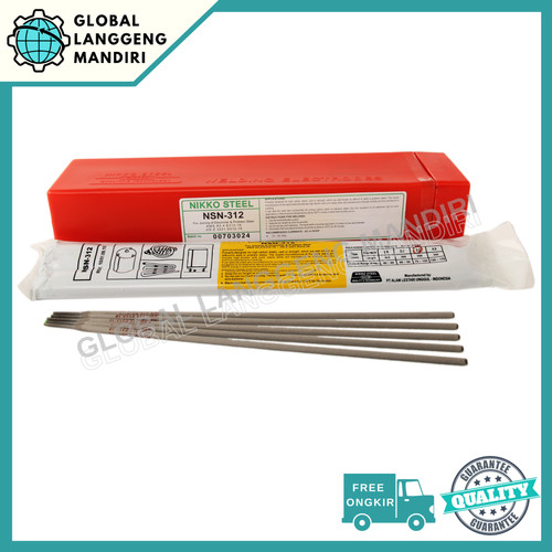 [EZM.1140450] Kawat Las Nikko Steel NSN 312 3.2MM (1KG)/ NSN312 3.2 MM STAINLESS 3,2