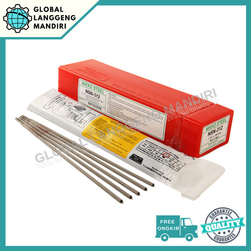 [EZM.1140451] Kawat Las NSN312 2.6MM (1KG)/ NSN 312 2.6 MM STAINLESS STEEL 2,6MM 2,6