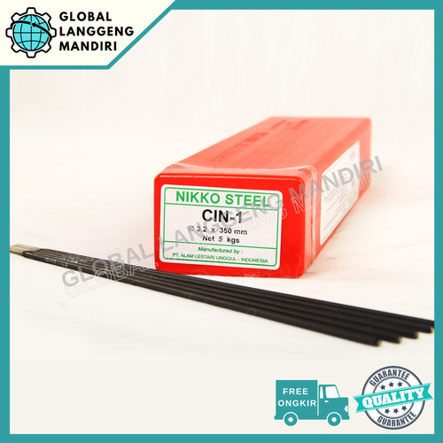 [EZM.1140460] Kawat Las Nikko CIN1 3.2MM (1KG)/ CIN 1 3.2 MM 3,2 mm 3,2mm