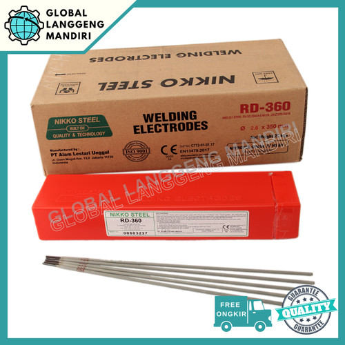 [EZM.1140472] Kawat Las Nikko RD360 2.6MM (5KG)/ RD 360 2.6 MM 2,6MM 2,6 MM