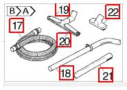 [10032616] INDUST FLOOR SET DIA50MM 63216 F/ATTIX30