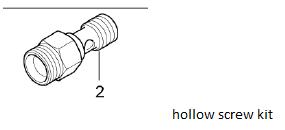 [10031953] HOLLOW SCREW KIT 106268063 F/NEP5-51 DE