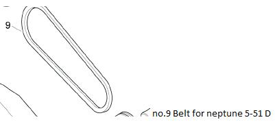 [10031952] BELT KIT 106268062 F/NEP5-51 DE