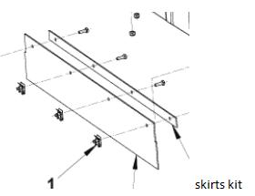 [10031951] SKIRTS KIT 1463166000 F/SW750