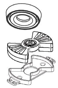 [10030242] MOTOR SUSPENSION KIT 147 1111 500 F/GD5