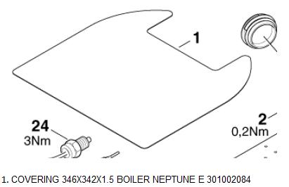 [10029205] COVERING BOILER 301002084 F/NEP E-24