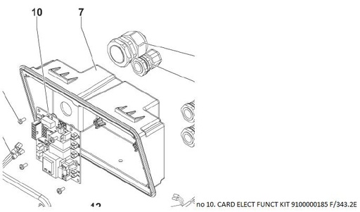 [10028242] CARD ELECT FUNCT KIT 9100000185 F/343.2E