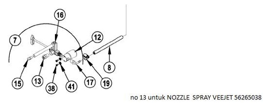 [10025913] NOZZLE  SPRAY VEEJET 56265038 F/AX410
