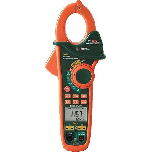 [10080985] EXTECH CLAMP METER AC/DC 400A DUAL TYPE K EX613