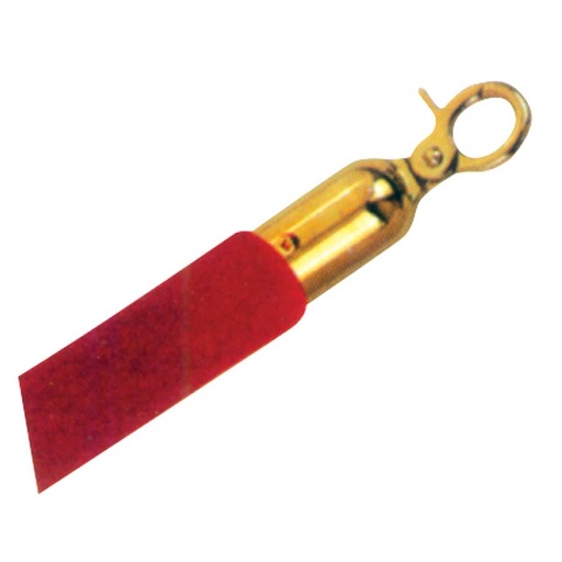 [KW1800555] RED ROPE FOR HANDRAIL GOLD