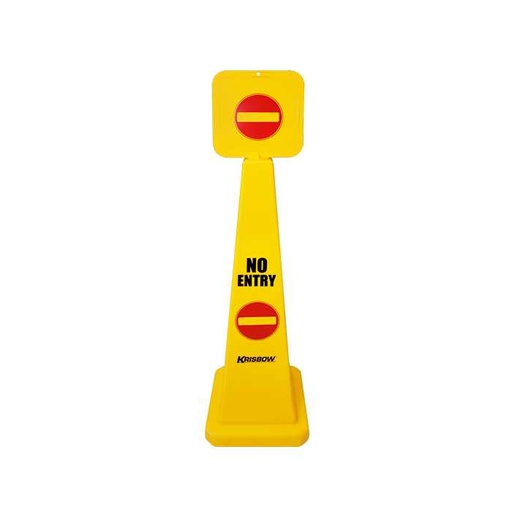 [KW1800274] FLOOR SIGN CONE 1170MM NO ENTRY