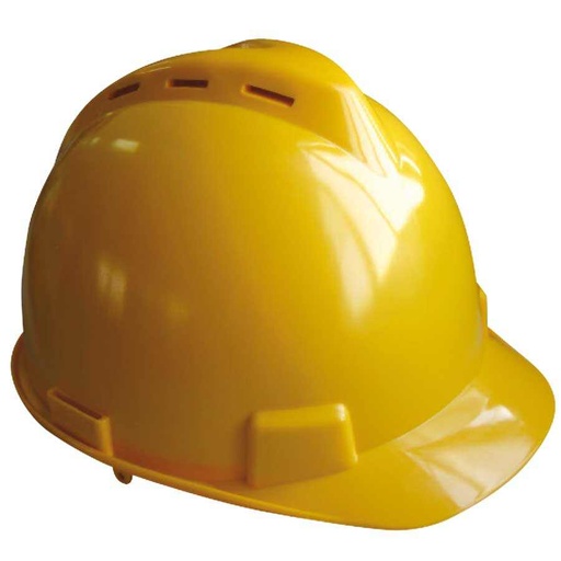 [KW1000442] HELMET FRONT BRIM VENTED YELLOW SRHV10Y