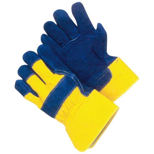 [KW1000418] WORK GLOVE BLUE LEATHER SRSG203