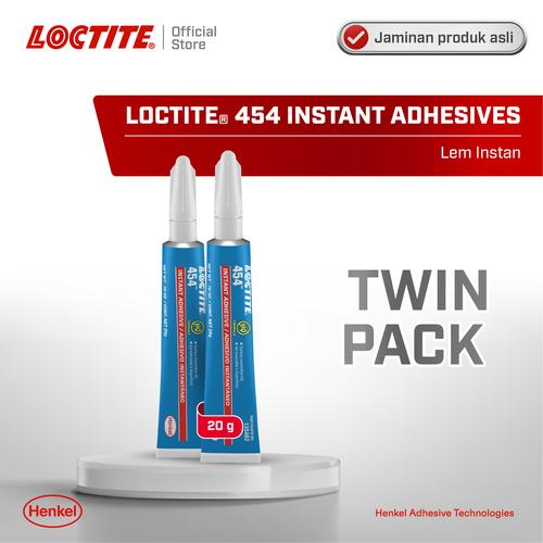 [EZM.6100032] Henkel LOCTITE 454 Instant Adhesive Gel Lem Instan Serbaguna 20gr Twin