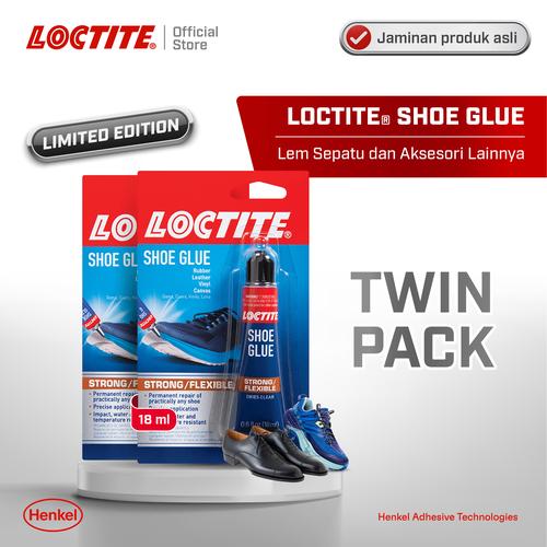 [EZM.6100116] Henkel LOCTITE Shoe Glue Lem Sepatu / Lem Serbaguna 20gr Twin Pack