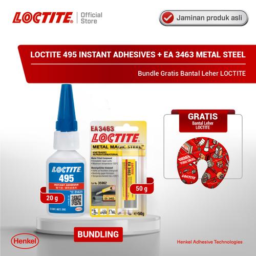 [EZM.6100120] Henkel LOCTITE 495 20 Gr + LOCTITE EA 3463 50 Gr BUNDLING