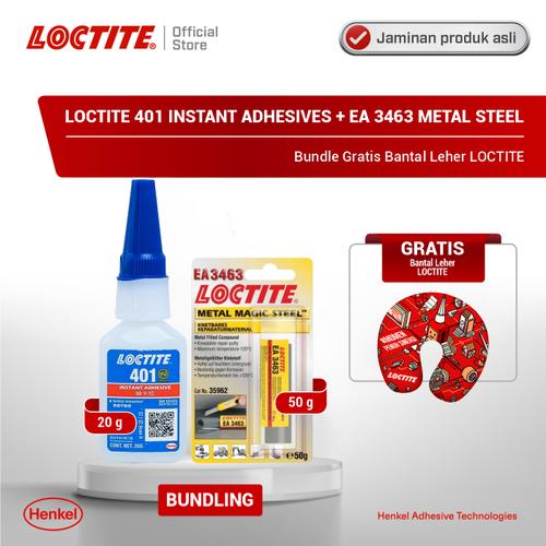 [EZM.6100121] Henkel LOCTITE 401 20 Gr + LOCTITE EA 3463 50 Gr - BUNDLING
