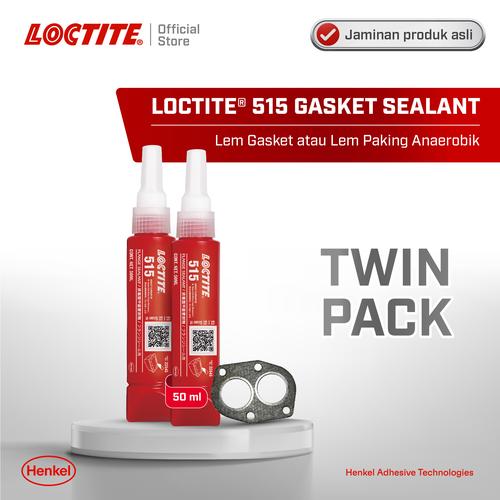 [EZM.6100128] Henkel LOCTITE 515 Gasket Sealant Lem Paking/Gasket 50 ml Twin Pack